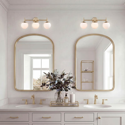 24''  Modern Gold 3 Light Bath Vanity