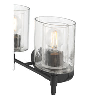 15'' Solventa Matte Black 2 Light Bath Vanity