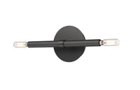 12.25'' Skyva Matte Black 2 Light Wall Sconce