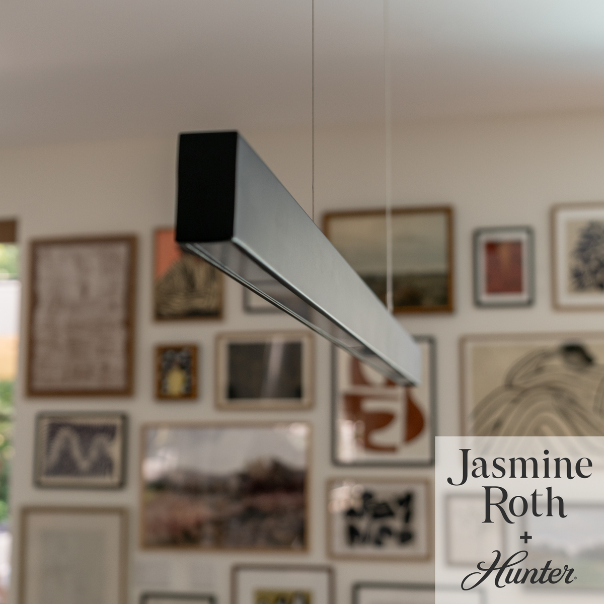 Canoga 50-inch 1-light Matte Black 3000K LED Linear Chandelier