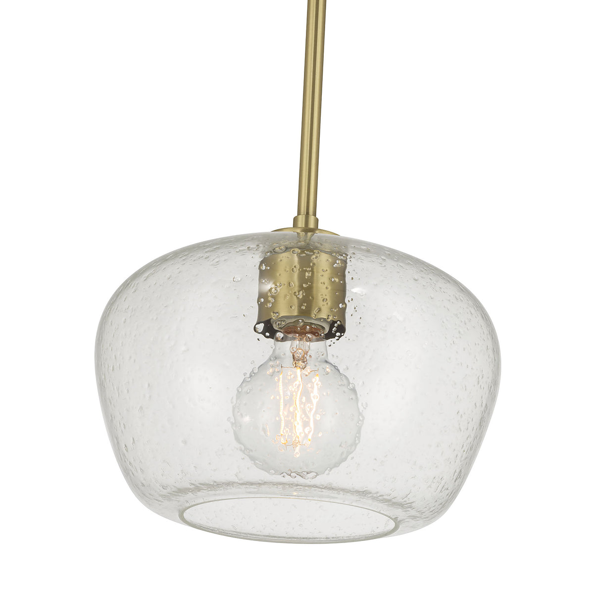 7.5'' Pomari Vintage Brass 1 Light Pendant