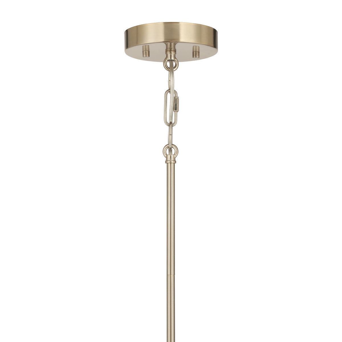 5.75-inch Strayhan Modern Gold 1-Light White Frosted Glass Pendant Light