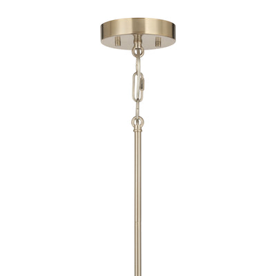 5.75-inch Strayhan Modern Gold 1-Light White Frosted Glass Pendant Light