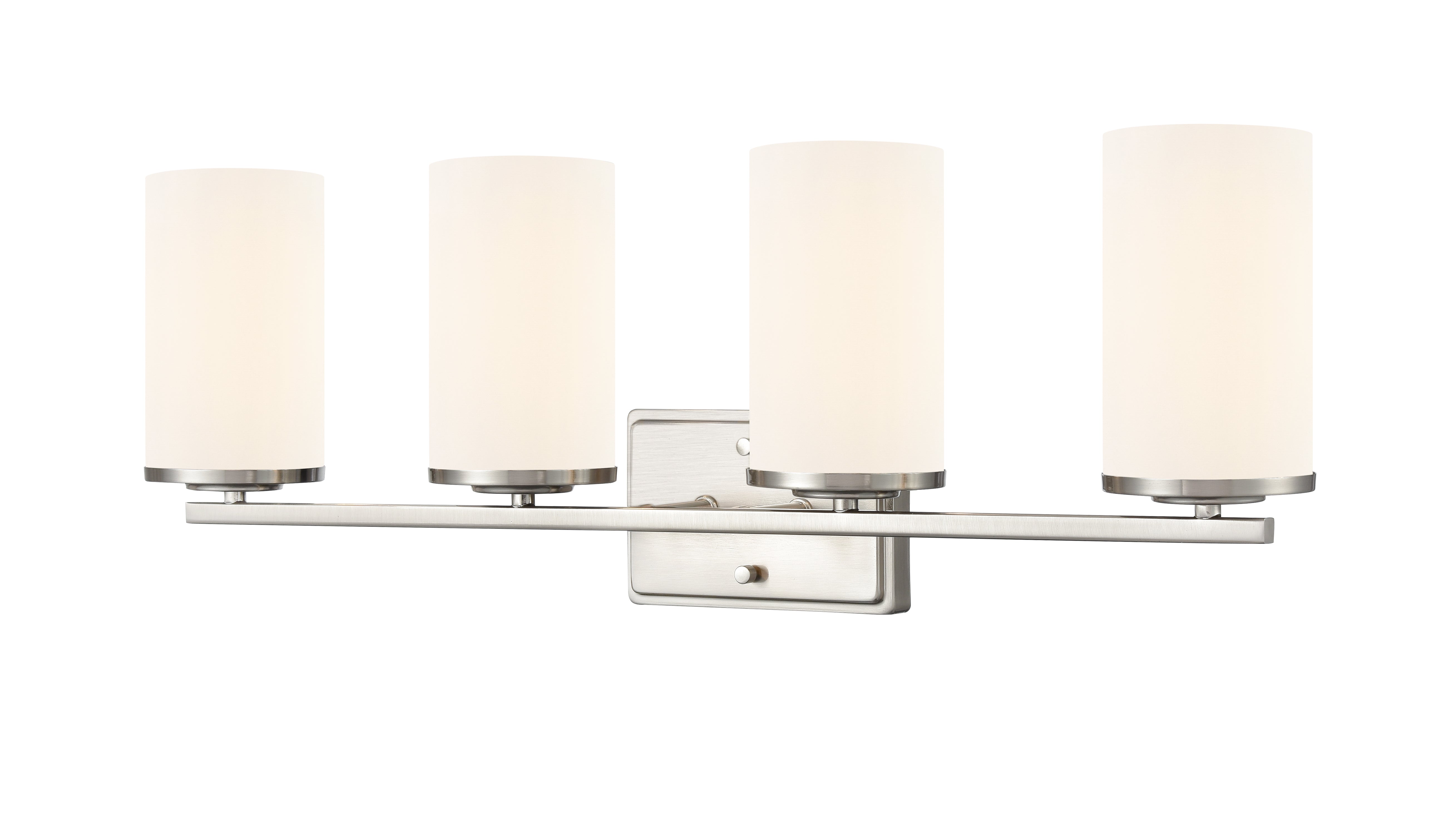 27.75'' Verlana Brushed Nickel 4 Light Bath Vanity