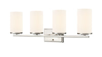 27.75'' Verlana Brushed Nickel 4 Light Bath Vanity