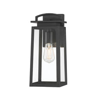 6'' Kendrix Powder Coated Black 1 Light Lantern