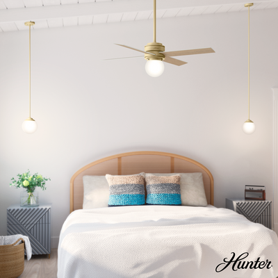 Hepburn 8-inch 1-light Modern Brass Globe Pendant with Cased White Glass