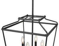 21'' Nellita Matte Black 4 Light Pendant