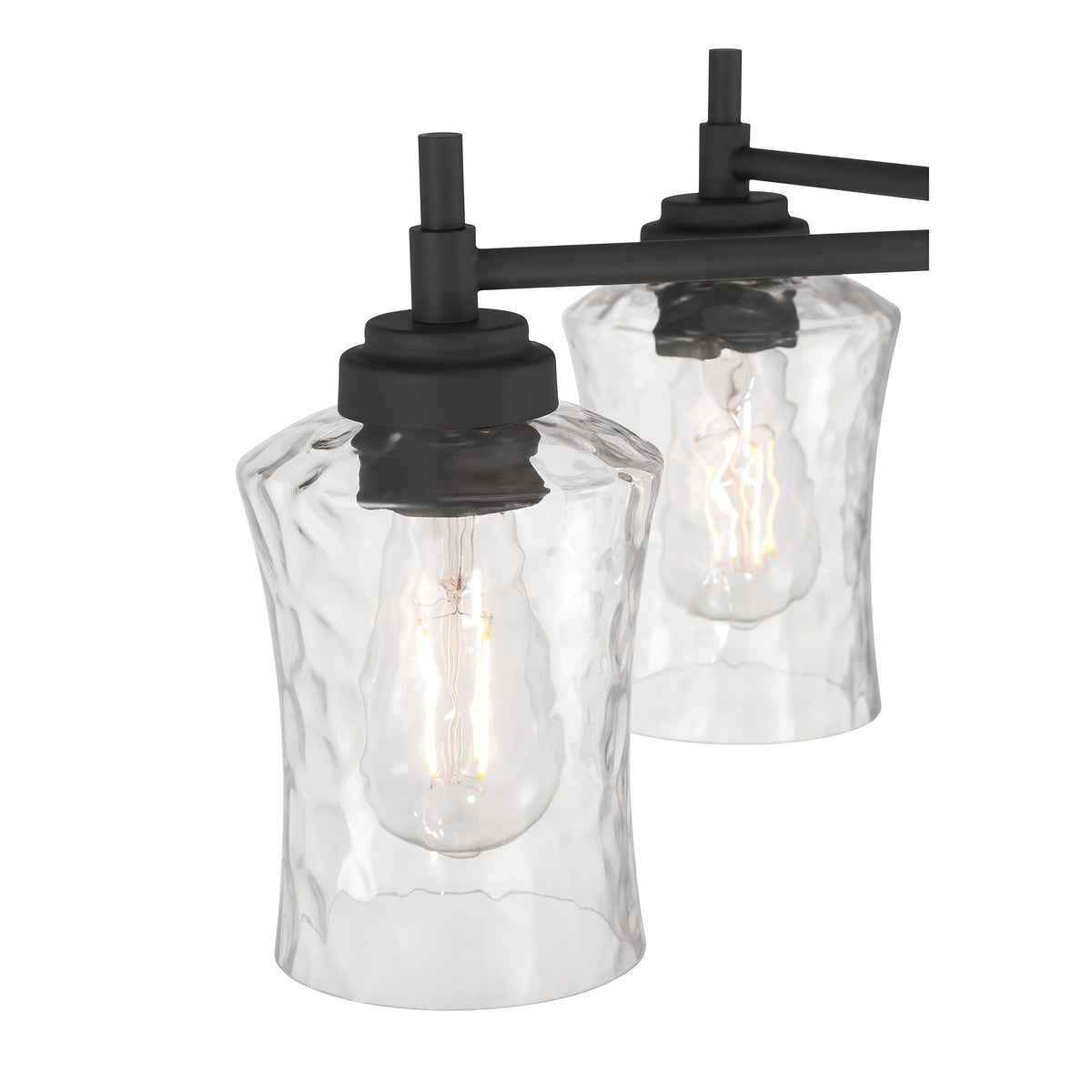 17.5'' Clarvyn Matte Black 6 Light Chandelier