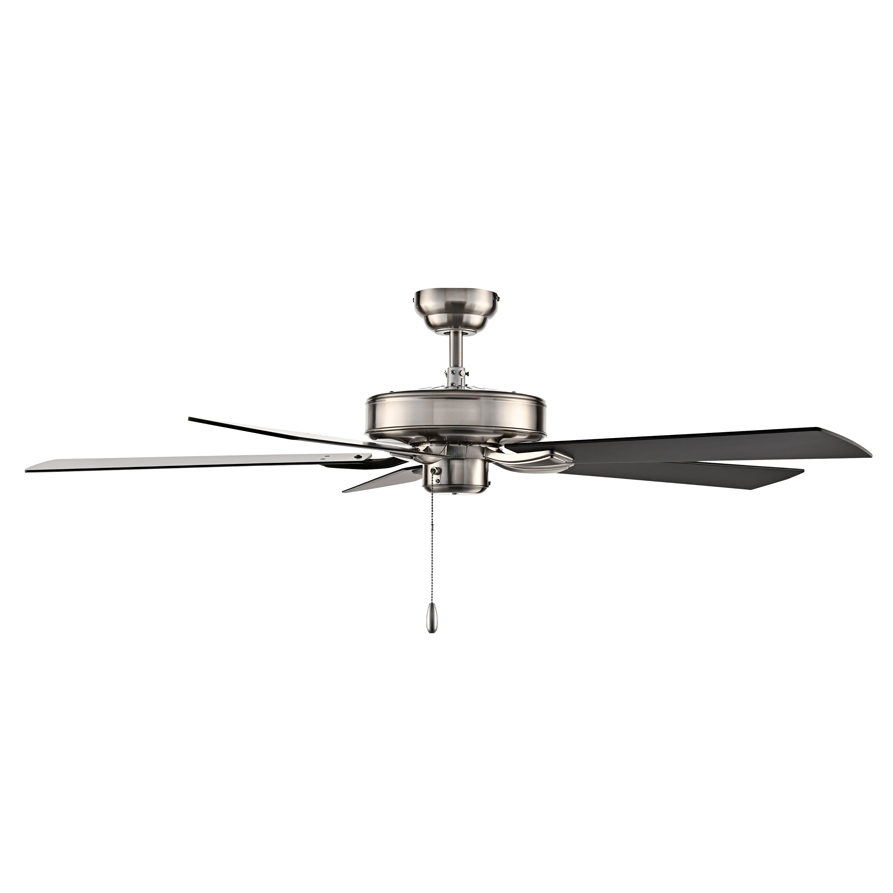 52 Inch Brisden AC Brushed Nickel Indoor Ceiling Fan 5-Blade Reversible