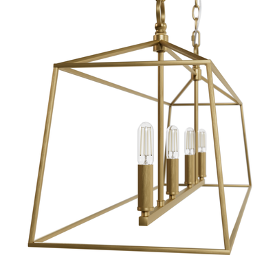 Fair Oaks 40-inch 4-light Luxe Gold Linear Chandelier
