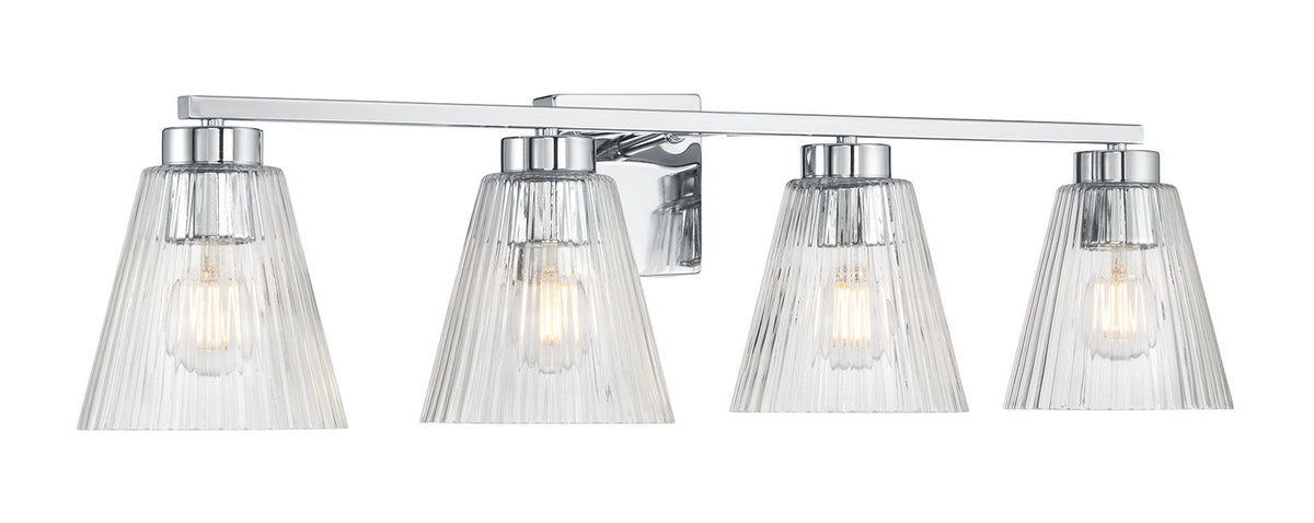 31.75'' Riville Chrome 4 Light Bath Vanity