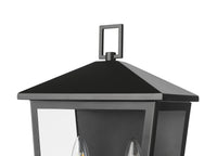 9.25'' Munger Powder Coated Black 2 Light Wall Sconce
