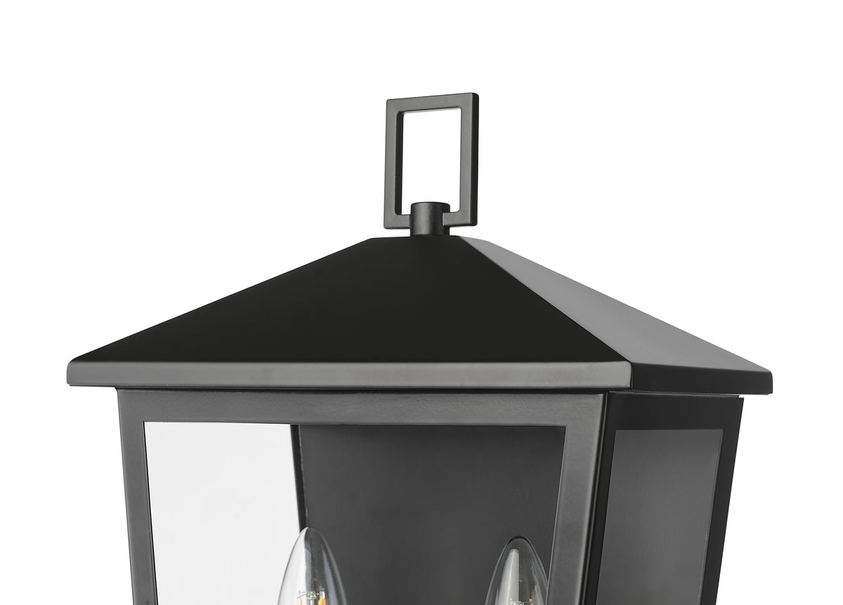 9.25'' Munger Powder Coated Black 2 Light Wall Sconce