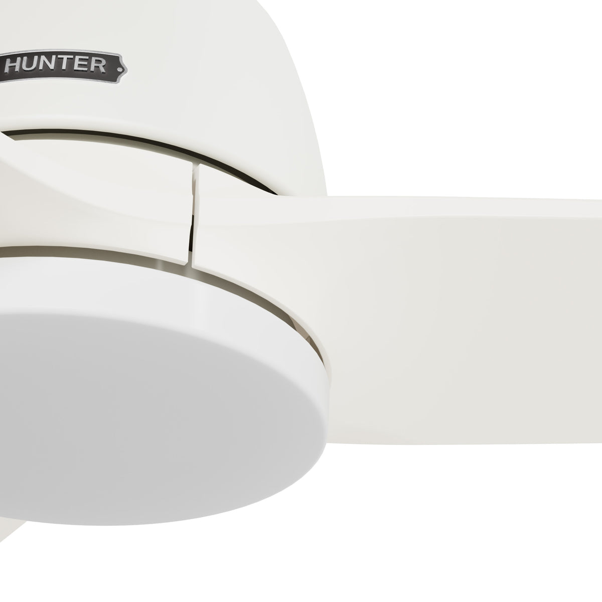 52 inch Malden Matte White Ceiling Fan with LED Light Kit and Handheld Remote