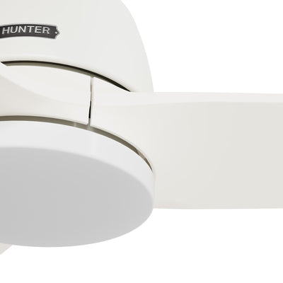 52 inch Malden Matte White Ceiling Fan with LED Light Kit and Handheld Remote