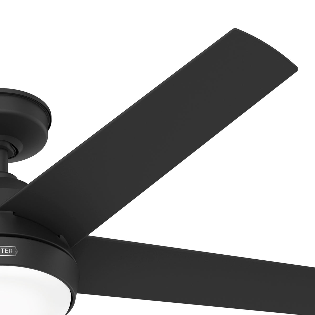 52 inch Skyflow Matte Black WeatherMax Indoor / Outdoor Ceiling Fan with LED Light Kit and Wall Control