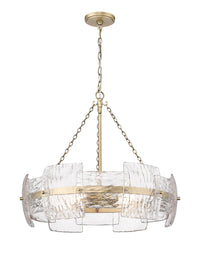 21.75'' Sinclara Vintage Brass 4 Light Pendant