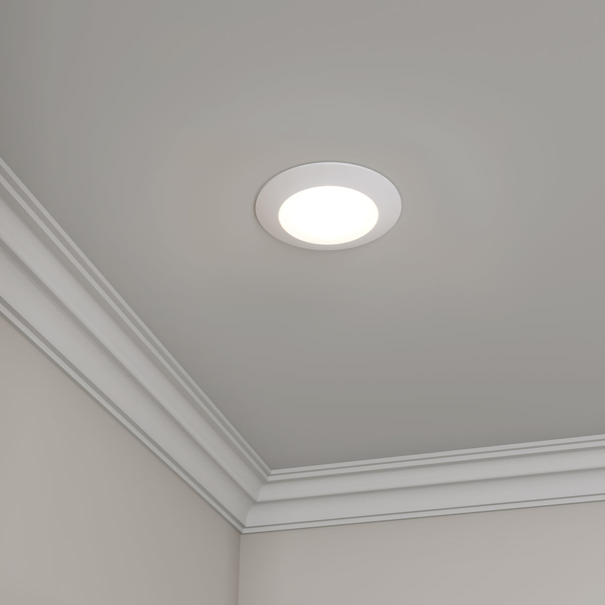 9-inch White Wall Light with 5-CCT Selectable White and 17W Output
