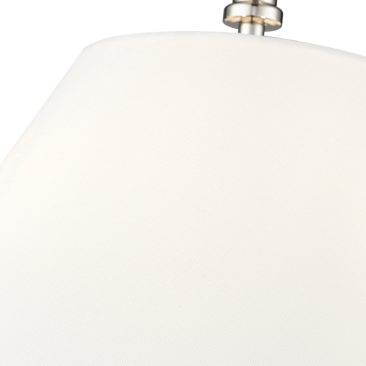 13.25'' Adorra Polished NickelWhite 3 Light Semi-Flush Mount