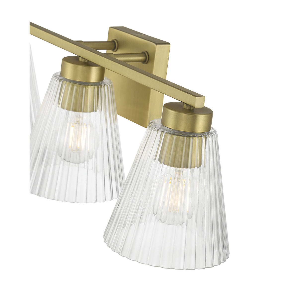 22.75'' Riville Vintage Brass 3 Light Bath Vanity