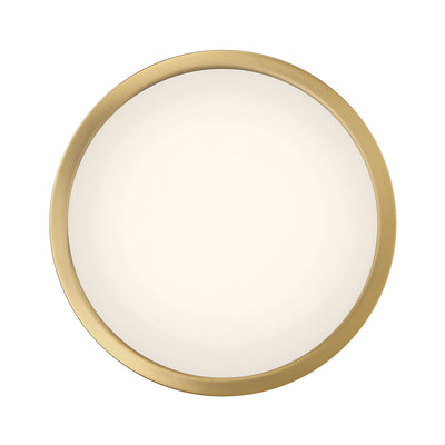 2.5'' Soltra Vintage Brass  Light Flush Mount