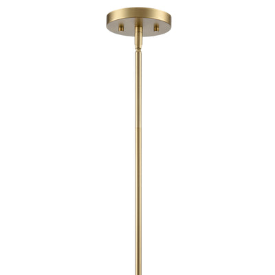 10'' Maccan Vintage Brass 5 Light Chandelier