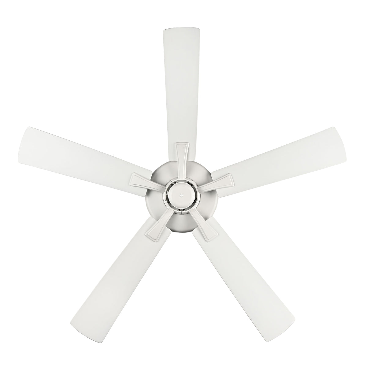 52 Inch Velbreeze AC Matte White Outdoor Ceiling Fan 5-Blade