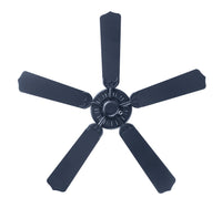 52 Inch Royal Star AC Matte Black Indoor Ceiling Fan 5-Blade Reversible