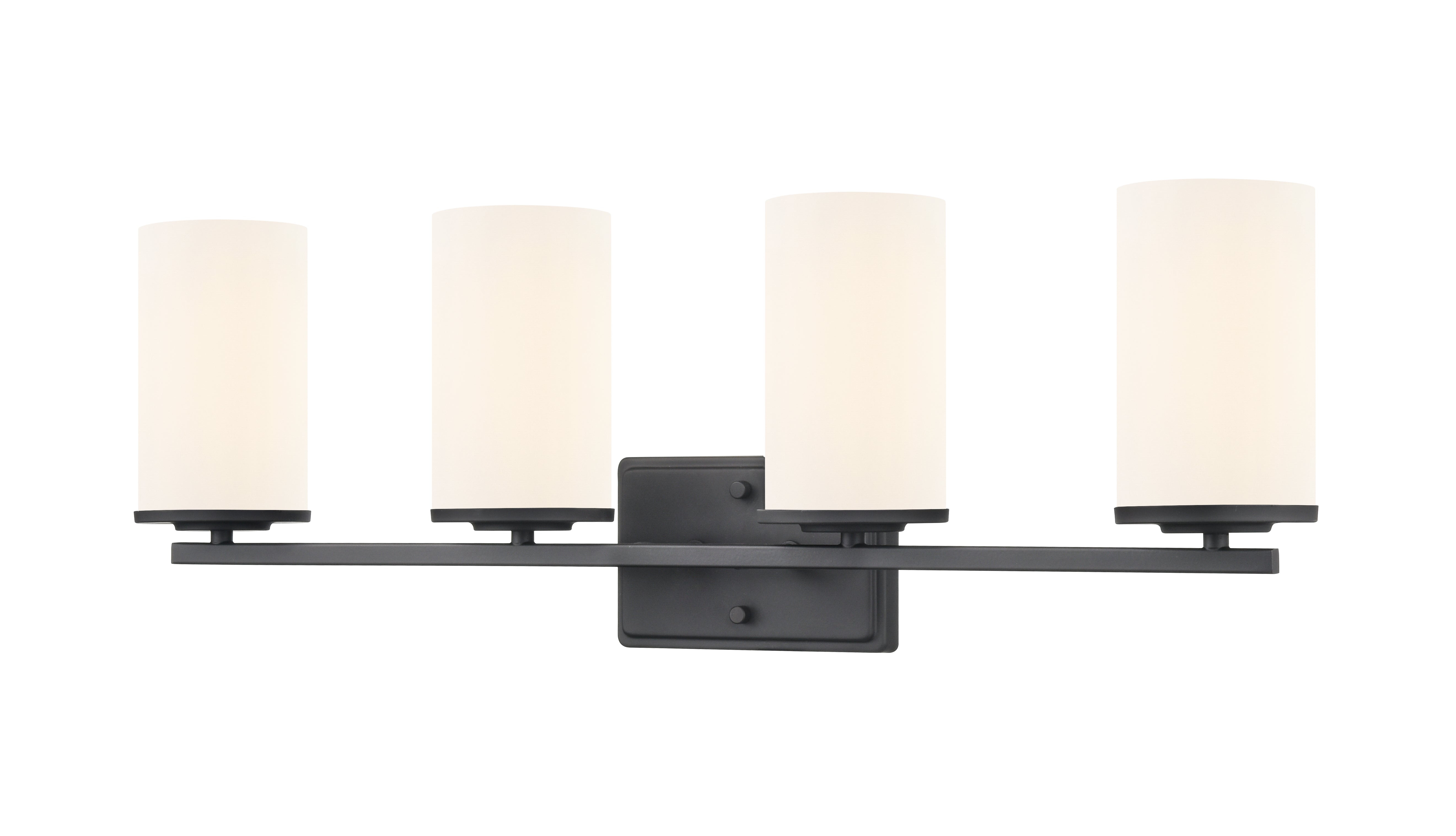 27.75'' Verlana Matte Black 4 Light Bath Vanity