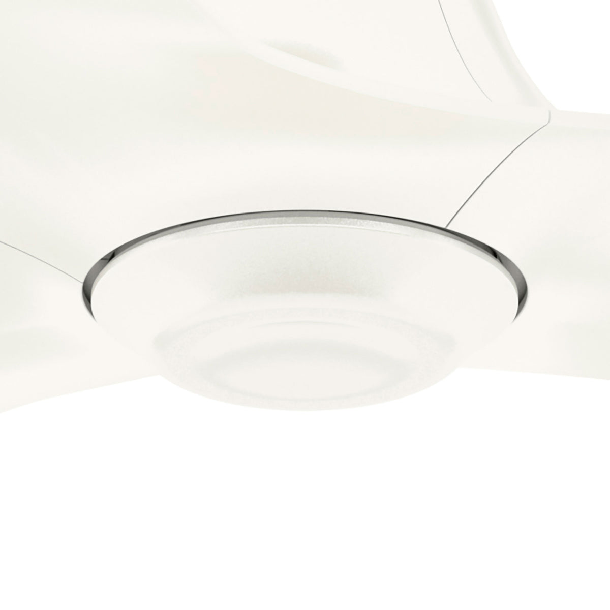 60 inch Arwen ENERGY STAR® Matte White Damp Rated Ceiling Fan with LED Light Kit and Handheld Remote