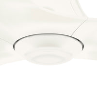 60 inch Arwen ENERGY STAR® Matte White Damp Rated Ceiling Fan with LED Light Kit and Handheld Remote