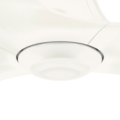 60 inch Arwen ENERGY STAR® Matte White Damp Rated Ceiling Fan with LED Light Kit and Handheld Remote