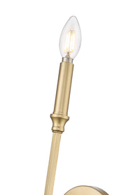 5'' Azara Vintage Brass 1 Light Wall Sconce