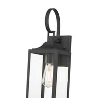 5.25'' Halston Powder Coated Black 1 Light Lantern