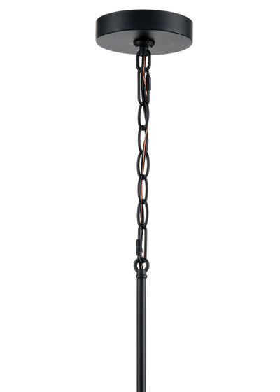 15'' Strayhan Matte Black 5 Light Chandelier