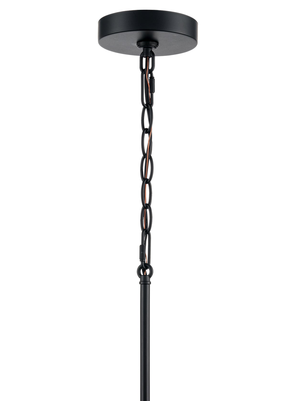 15'' Strayhan Matte Black 5 Light Chandelier