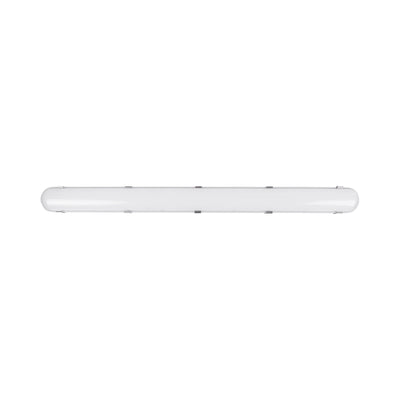 4-foot White Outdoor Linear Flush Mount with 3-CCT Selectable White and Motion Sensor