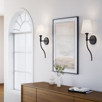6.5'' Mairbourne Matte Black 1 Light Wall Sconce