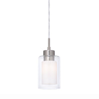 5.25-inch Brushed Nickel Mini Pendant