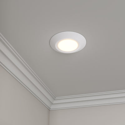 9-inch White Wall Light with 5-CCT Selectable White