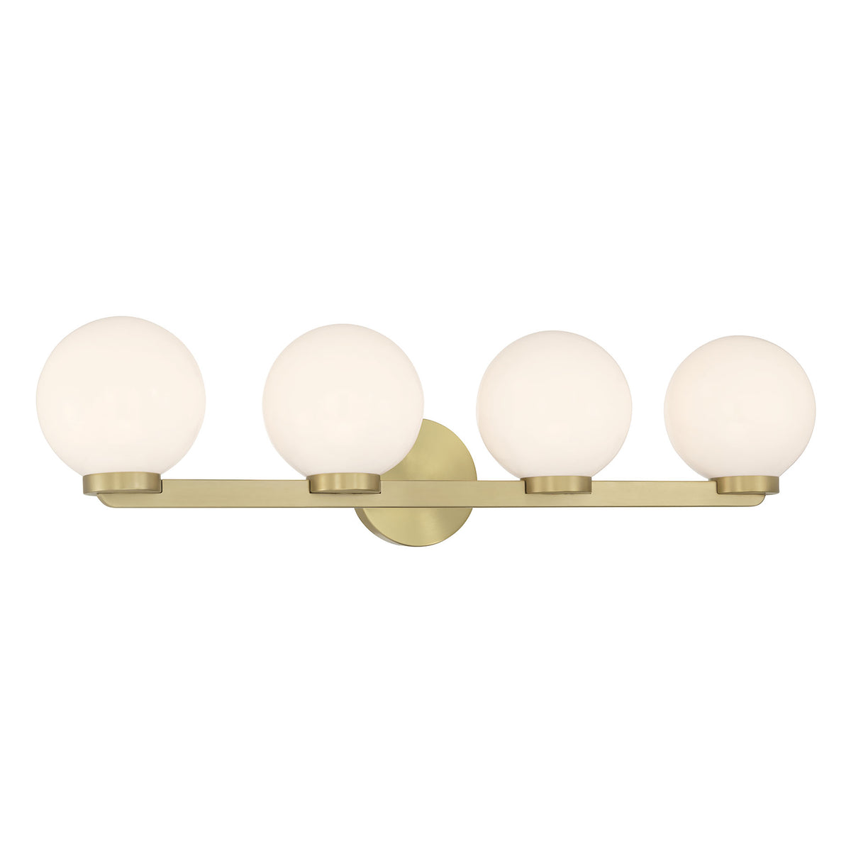 30.25'' Ardeva Vintage Brass 4 Light Bath Vanity