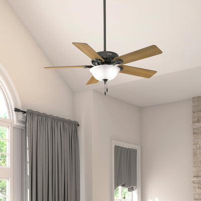 52 inch Pro's Best ENERGY STAR® Noble Bronze Ceiling Fan with LED Light Kit and Pull Chain
