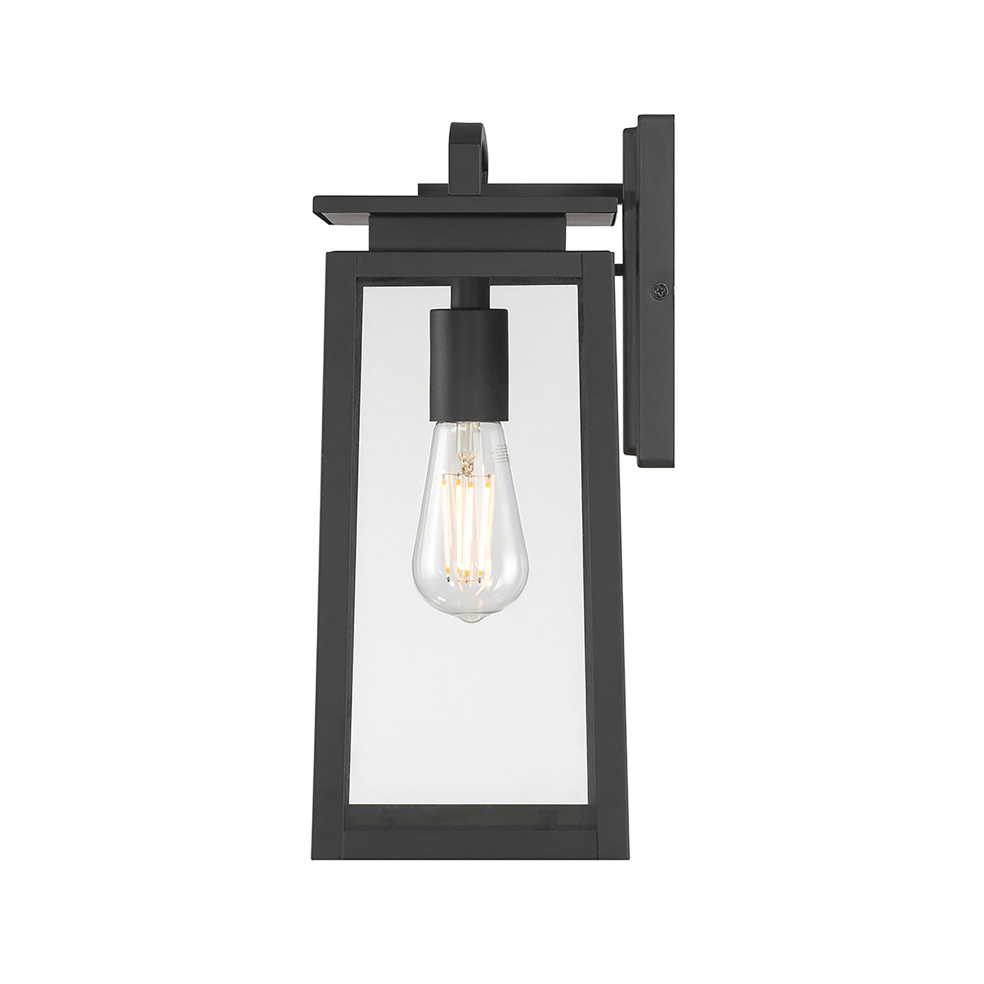 6'' Kendrix Powder Coated Black 1 Light Lantern