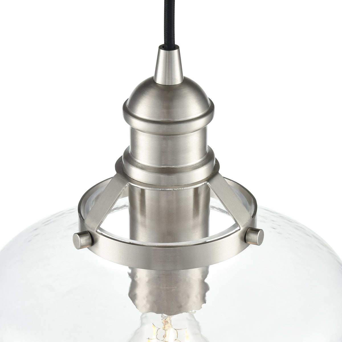 15.75'' Khrisa Brushed Nickel 1 Light Pendant