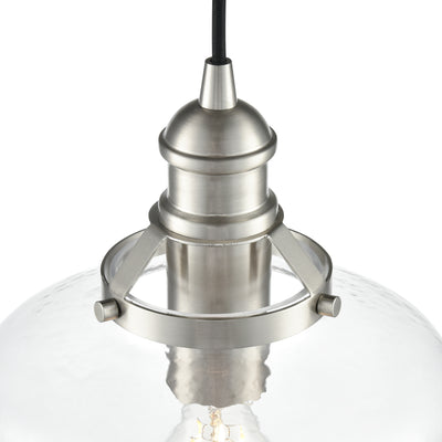 15.75'' Khrisa Brushed Nickel 1 Light Pendant