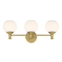 23.5'' Orlisse Vintage Brass 3 Light Bath Vanity