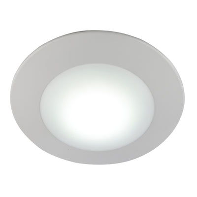 4-inch White Wall Light with 3000K Light