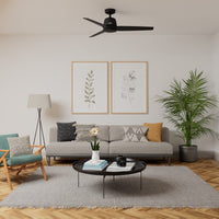52 inch Malden Matte Black Ceiling Fan and Handheld Remote
