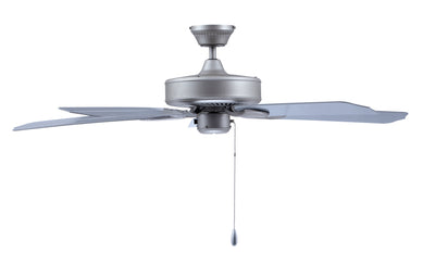 52 Inch Sunset AC Brushed Pewter Outdoor Ceiling Fan 5-Blade Reversible